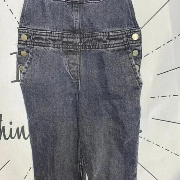 ASOS DESIGN 'original' denim overalls in washed black - Picture 4 of 8